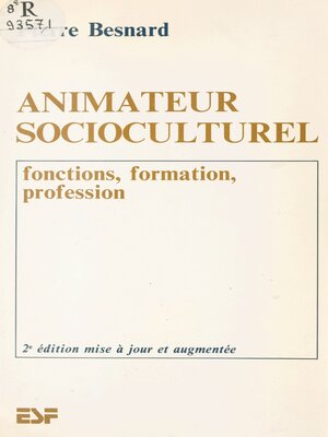 cover image of Animateur socioculturel